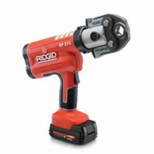 RIDGID® 31028 RP 210-B Battery Press Tool Kit With ProPress Jaws, 1/2 to 1-1/4 in Capacity, 5400 lb, 4 to 5 s Crimp, 18 VDC, Li-Ion Battery