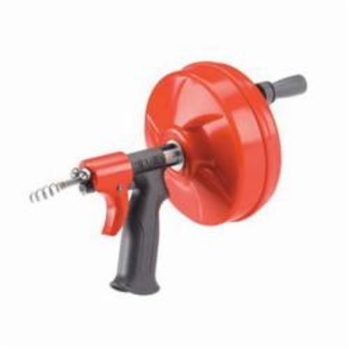 RIDGID® 41408 Hand Spinner With Straight Auger, 1/2 to 1-1/2 in Drain Line, Kink Resistant Cable, 1/4 in Dia x 25 ft L Cable