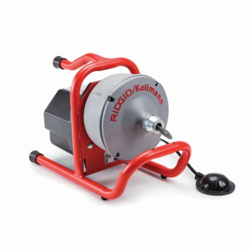 RIDGID® 71722 K-40AF Sink Drain Cleaning Machine Kit, 3/4 to 1-1/2 in Drain Line, 1/8 hp, 115 VAC