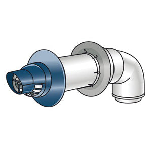 Rinnai® 223182 Universal Horizontal Termination Kit, For Use With: Luxury/Value Series Tankless Water Heater, 21 in, Aluminum/Plastic, Import