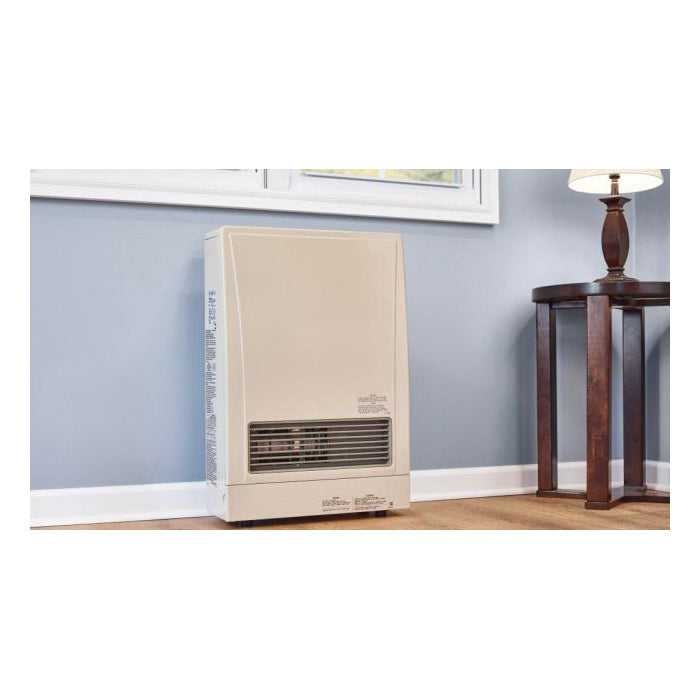 Rinnai® EX08CTP EX08C Gas Furnace With Electronic Thermostat, Liquid Propane, 8000 Btu/hr Input, 6400 Btu/hr Output, 120 V AC, 82 % AFUE, 78.6 cfm
