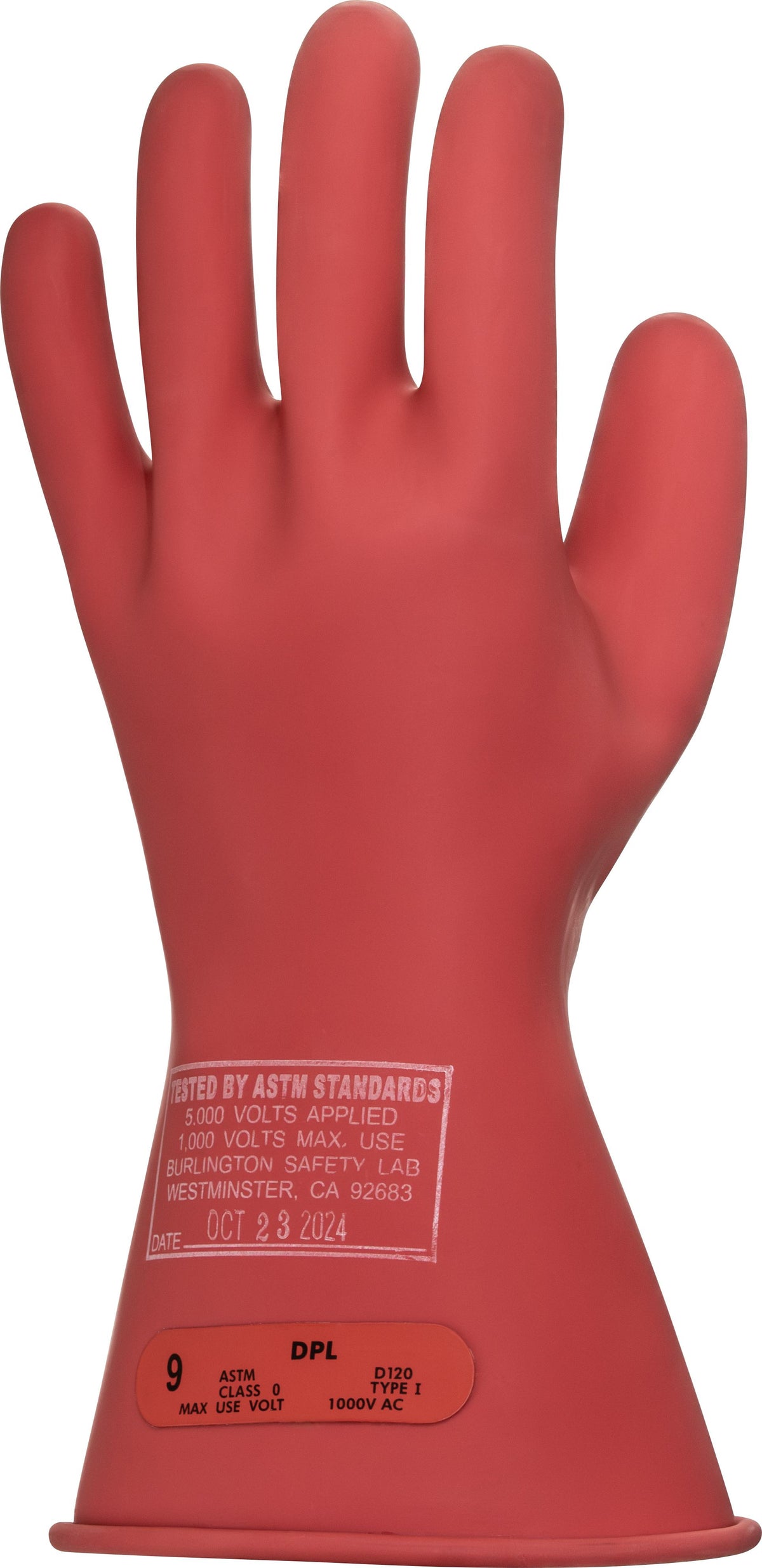 Raven Safety 6420 ESG641X Protector Electric Service Glove, 2XL, Red, 11 in L, ASTM Class: Class 0