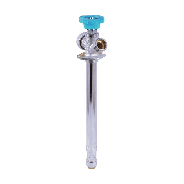 Sharkbite® 24628LF Anti-Siphon Frost-Free Sillcock, 1/2 x 3/4 in Nominal, Push-to-Connect x MHT End Style, DZR Brass Body, Import