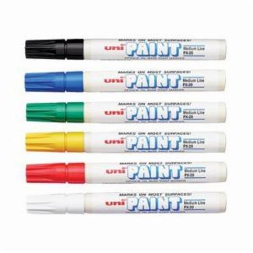 Sharpie® 63630 6-Piece Paint Marker Set, Medium Bullet Tip, Plastic