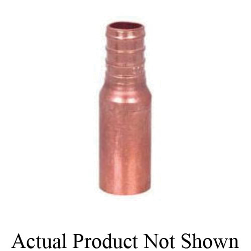 Sioux Chief 643X1 1-Piece Straight Adapter, 3/8 x 1/2 in Nominal, F1807 PEX Crimp™ x Male C End Style, Copper, Domestic