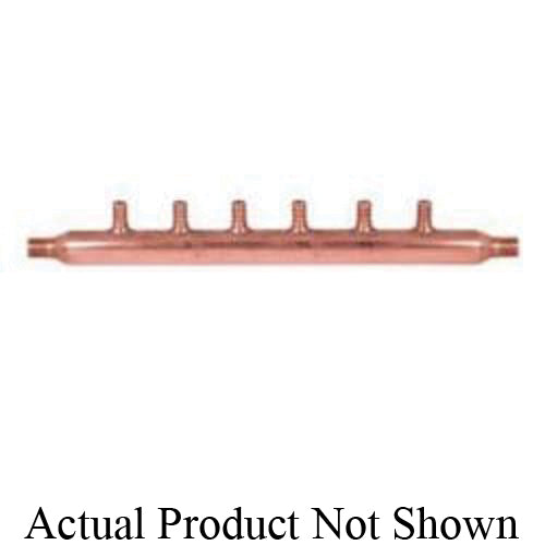 Sioux Chief PowerPEX® BranchMaster™ 672X0499 Manifold, (4) 1/2 in Outlets, Copper