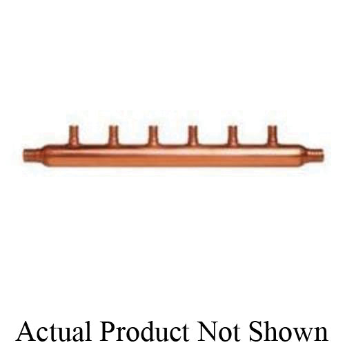 Sioux Chief PowerPEX® BranchMaster™ 672X0670 Manifold, (6) 1/2 in Outlets, Copper