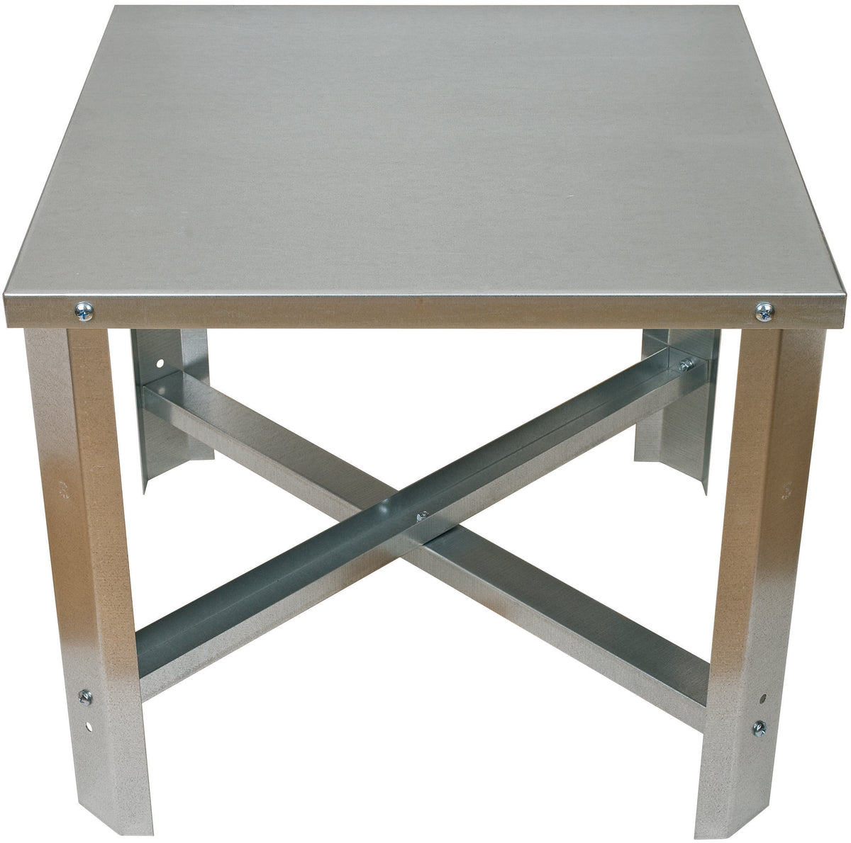 Sioux Chief 598-012 Water Heater Stand, 24 in L x 24 in W x 18 in H, For Use With: 50 to 100 gal Heater, Steel, Import