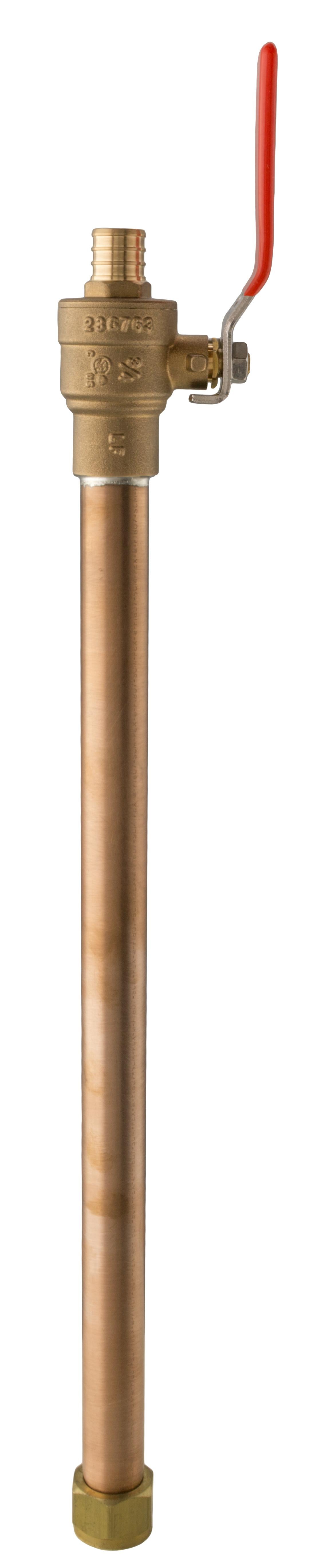 Cold Side Water Heater Connector - with Ball Valve
