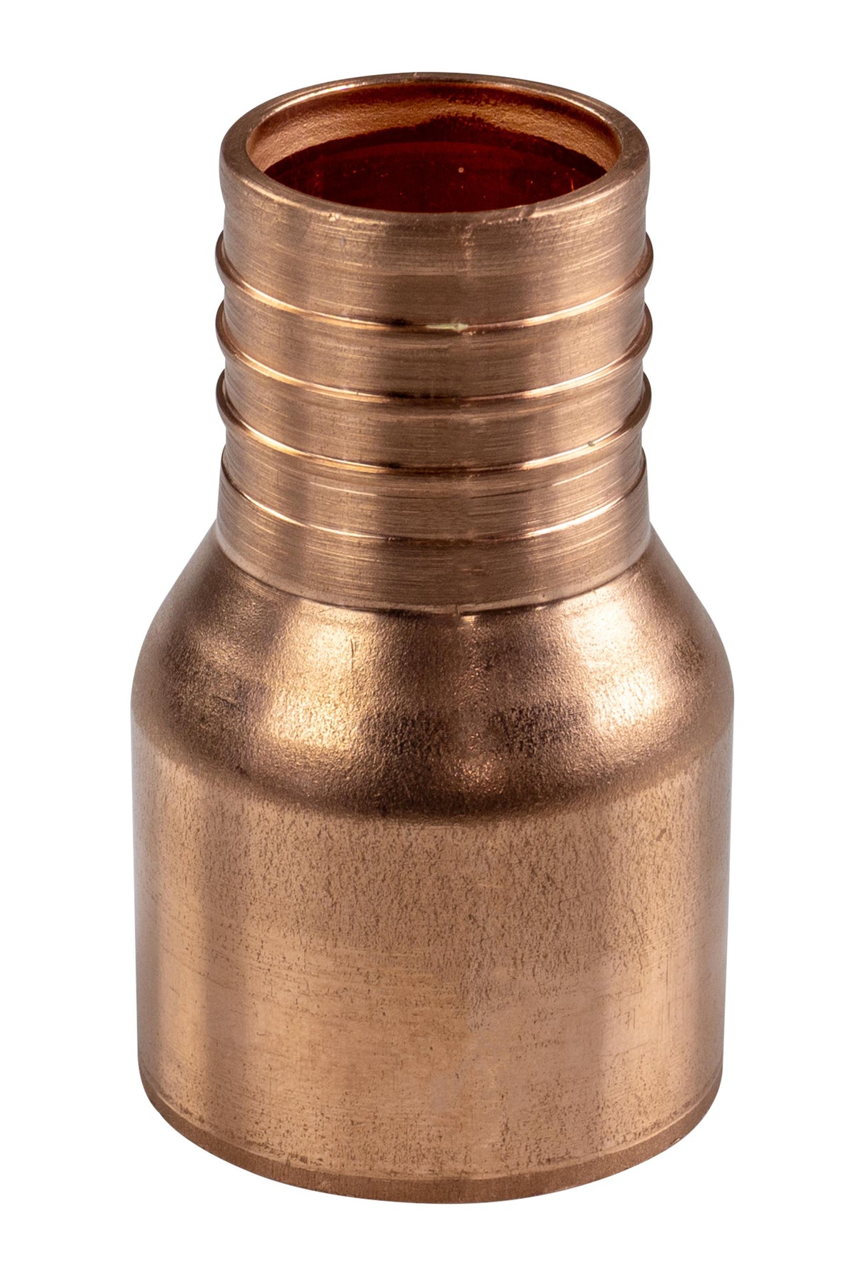 Sioux Chief 644X4 1-Piece Straight Adapter, 1 in Nominal, F1807 PowerPEX® Crimp™ x Female C End Style, Copper