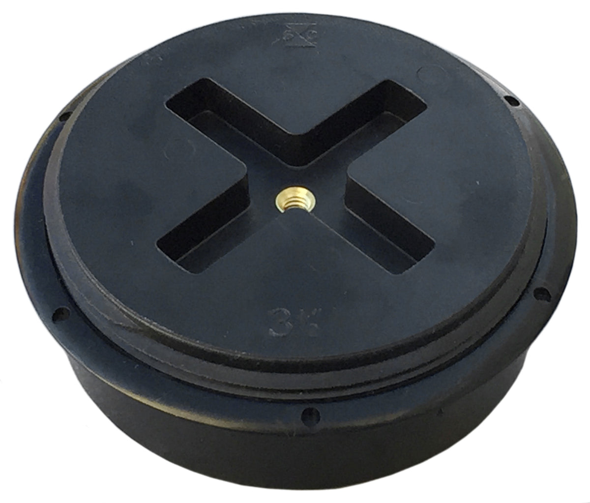 Sioux Chief 875-4A Cleanout Bushing With Plug, For Use With 4 in ID SCH 40 Pipe, ABS, Black
