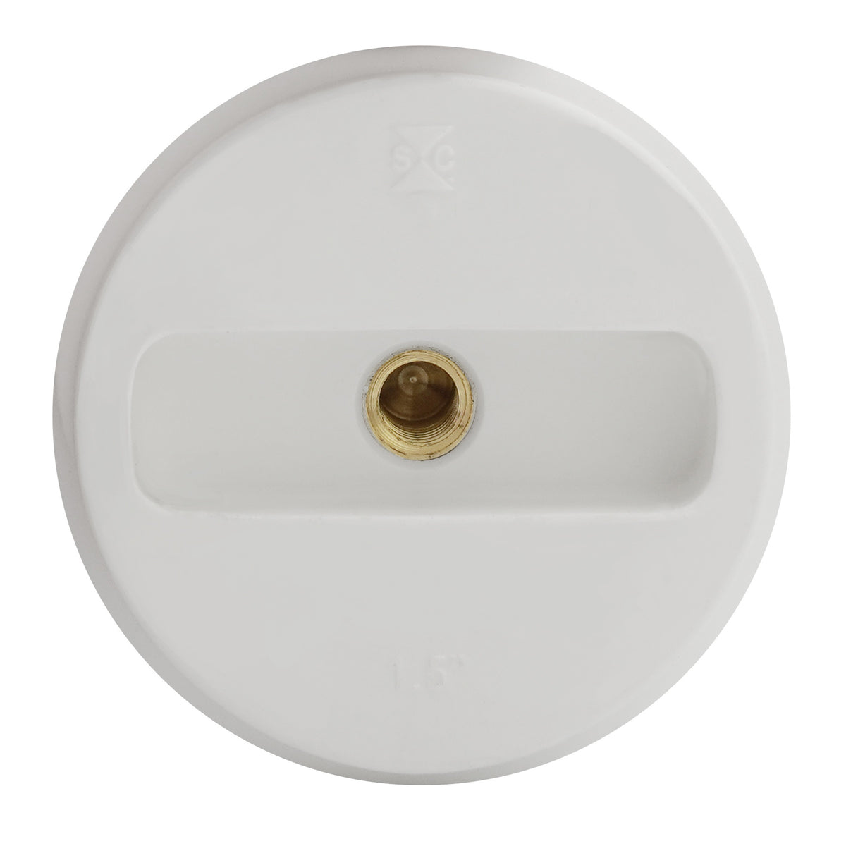 Slotted Countersunk Cleanout Flush Plug with Insert - 878-15