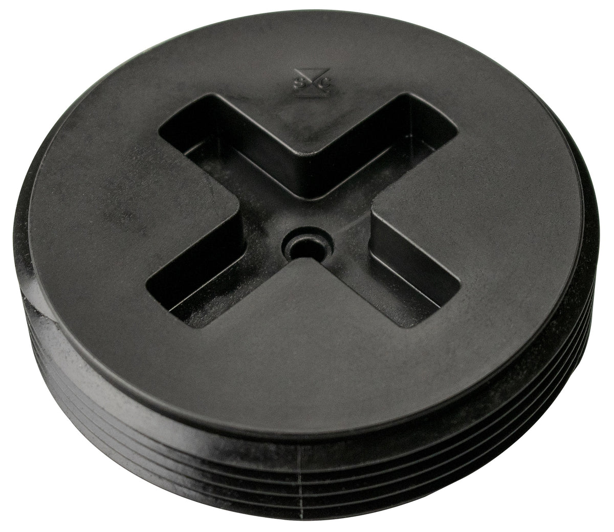 Sioux Chief 879-015 Slotted Cleanout Flush Plug, 1-1/2 in Cleanout, Polypropylene