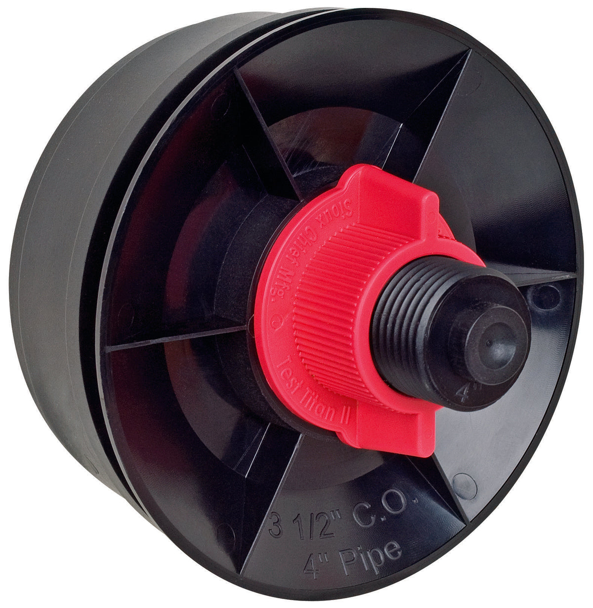 Sioux Chief TestTitan™ 882-4 Pipe and Cleanout Test Plug, 4 in Pipe, 3.7 in L, ABS