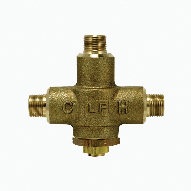 Sloan® 0326045PK MIX-135-A Thermostatic Mixing Valve, 3/8 in Nominal, Compression End Style, 125 psi Pressure, 4 gpm Flow, Metal Body, Domestic