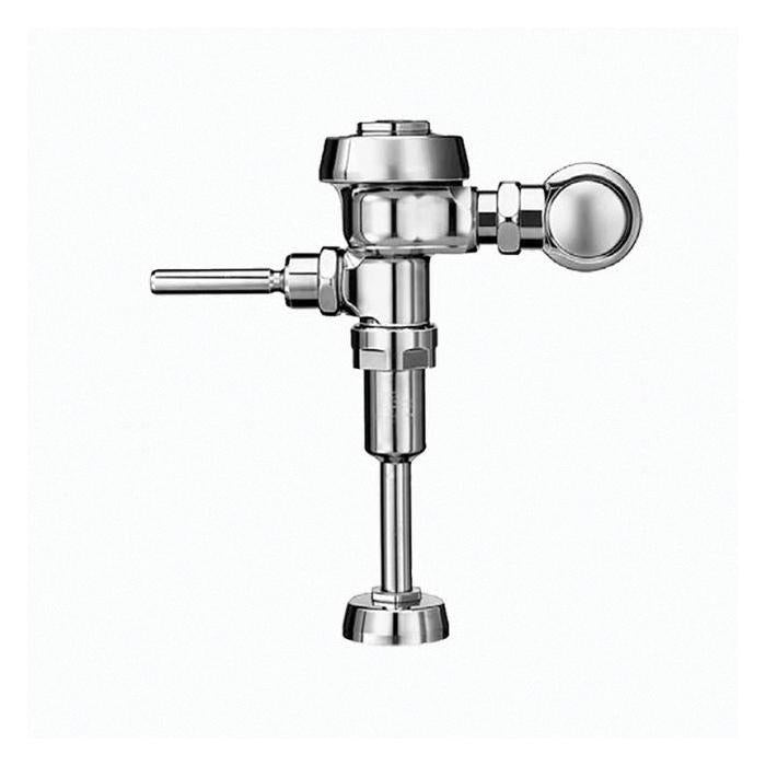 Sloan® 3912648 186 Single-Flush Manual Exposed Flushometer, 0.25 gpf Flush Rate, 3/4 in IPS Inlet, 3/4 in Spud, 15 to 80 psi Pressure, Polished Chrome, Domestic