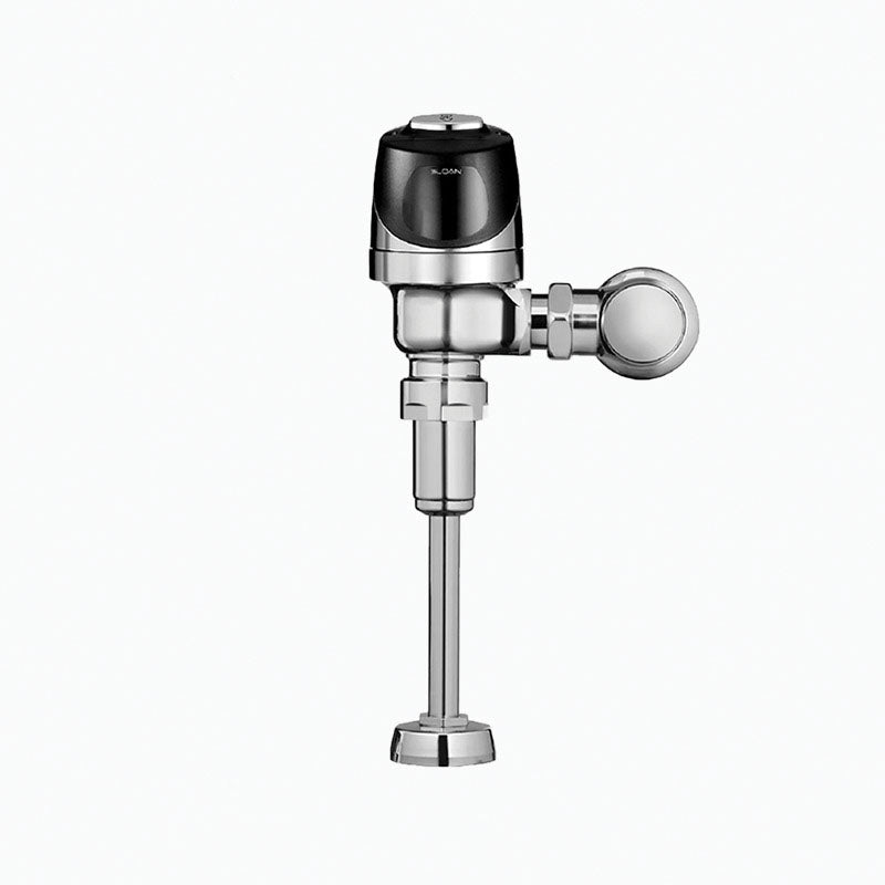 Sloan® ECOS® 3250325 8186 Single-Flush Sensor Exposed Flushometer, Battery, 0.125 gpf Flush Rate, 3/4 in IPS Inlet, 3/4 in Spud, 15 to 80 psi Pressure, Polished Chrome, Domestic