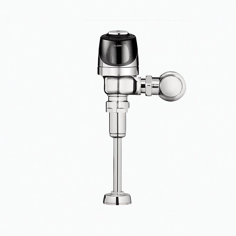Sloan® ECOS® 3370431 8186 Single-Flush Sensor Exposed Flushometer, Battery, 0.5 gpf Flush Rate, 3/4 in IPS Inlet, 3/4 in Spud, 15 to 80 psi Pressure, Polished Chrome, Domestic