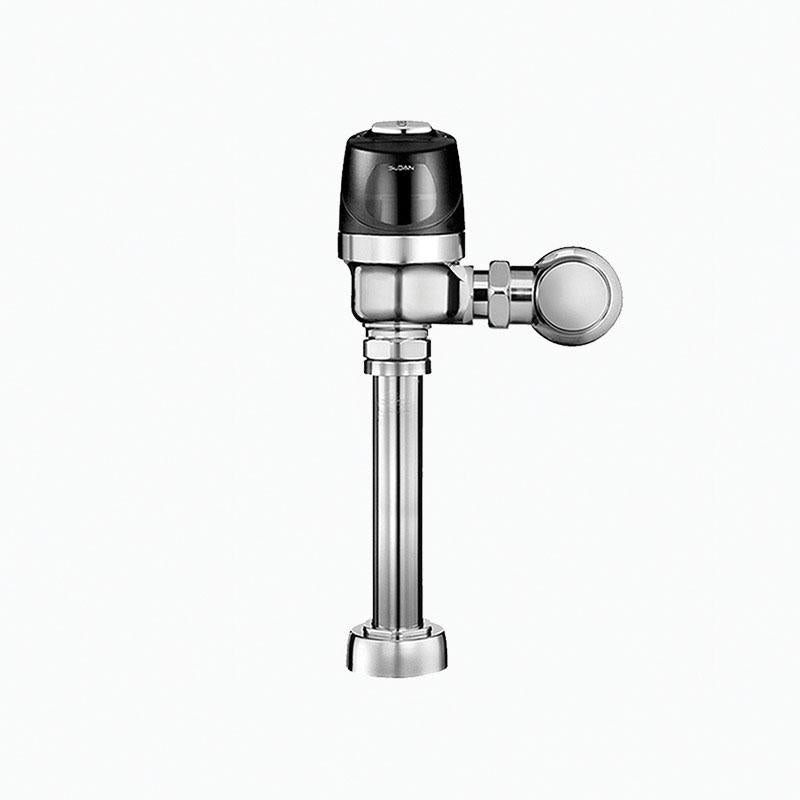 Sloan® 3790071 8111 Single-Flush Sensor Exposed Flushometer, Optima Plus®, Battery, 1.28 gpf Flush Rate, 1 in IPS Inlet, 1-1/2 in Spud, 15 to 80 psi Pressure, Polished Chrome, Domestic