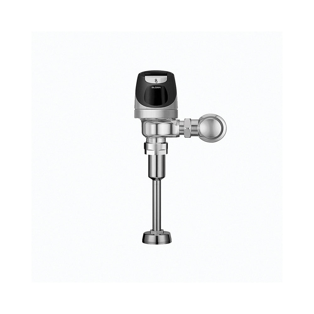 Sloan® SOLIS® 3370010T 8186 Single-Flush Active Infrared Sensor Exposed Flushometer, (4) AA Alkaline Batteries, 0.125 gpf Flush Rate, 3/4 in IPS Inlet, 3/4 in Spud, 15 to 100 psi Pressure, Polished Chrome, Domestic