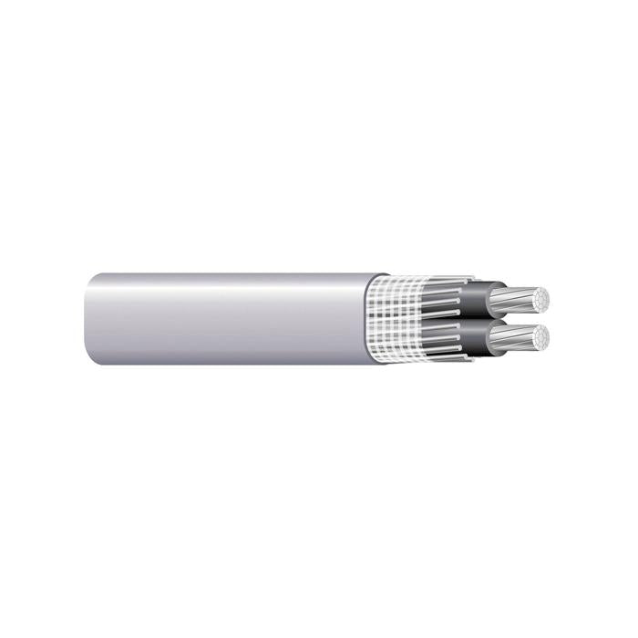 Type Ser Service Entrance Cable with Bare Ground - Gray