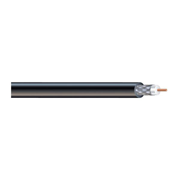 Type RG6/U Quad Shield Coaxial Cable - 500 ft L - 300 V AC