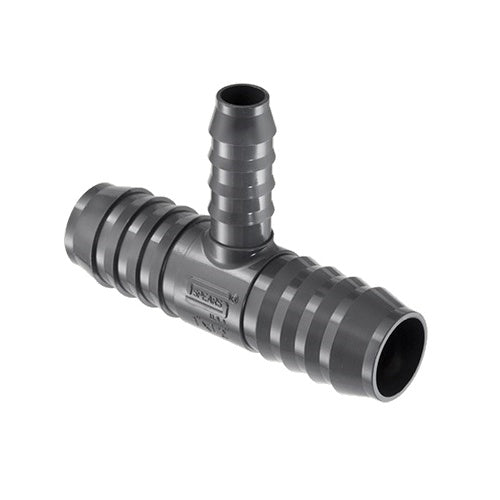 Spears® 1401-202, Tee, 1-1/2 x 1-1/4 x 1 in nominal, Insert end style, PVC, Domestic