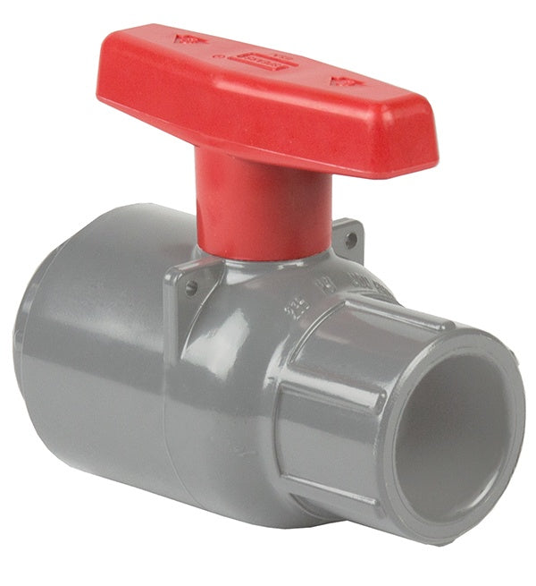 3/4" Compact Regular Ball Valve - CPVC Body