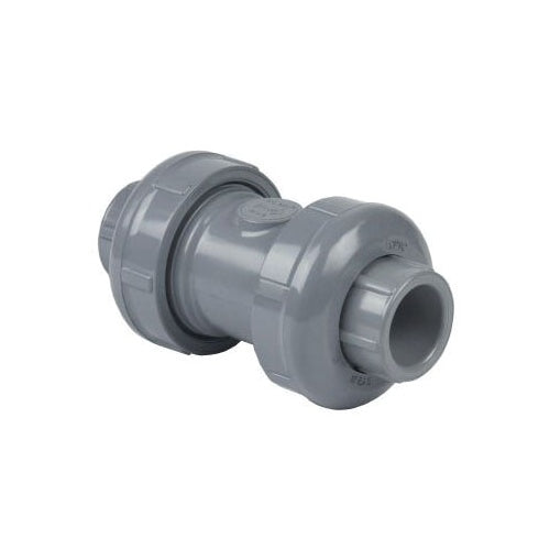 Spears® 2229-015C True Union Regular Style Ball Check Valve, 1-1/2 in, Socket/FNPT, CPVC Body, EPDM Softgoods, Domestic