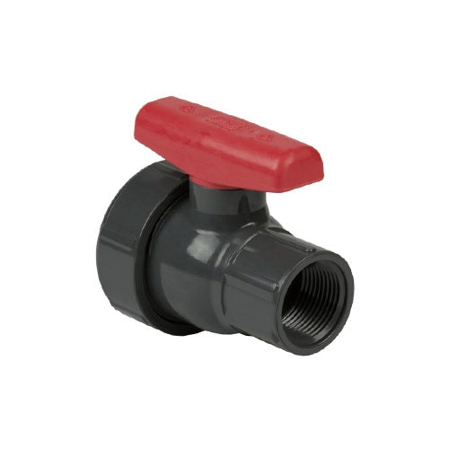 Spears® 2431-010G Single Entry Ball Valve, 1 in Nominal, FNPT End Style, PVC Body, FKM Softgoods, Domestic