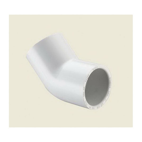 10" Standard 45° Elbow - PVC - Socket