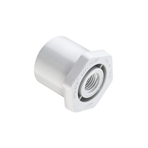 Spears® 438-528 Flush Reducing Bushing, 6 x 2 in, Spigot x FNPT, SCH 40/STD, PVC, Domestic