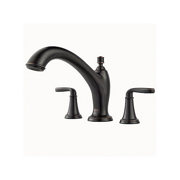 Pfister® Professional Grade Roman Tub Trim, Northcott™, 15 gpm Flow Rate, 9 to 16 in Center, 2 Handles, Function: Traditional