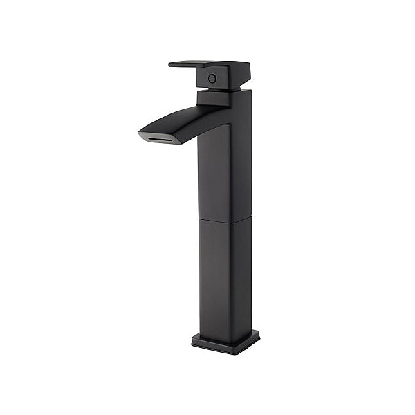 Pfister® Traditional Professional Grade Closed Vessel Faucet, Kenzo™, 4-25/32 in Spout, 8-9/32 in H Spout, 1 Handles