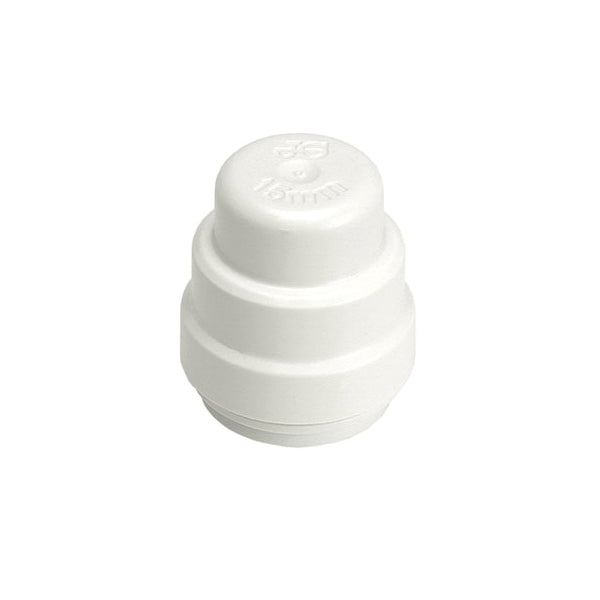 John Guest® Speedfit® PSEI4620P End Cap, 1/2 in Nominal, CTS End Style, Polypropylene