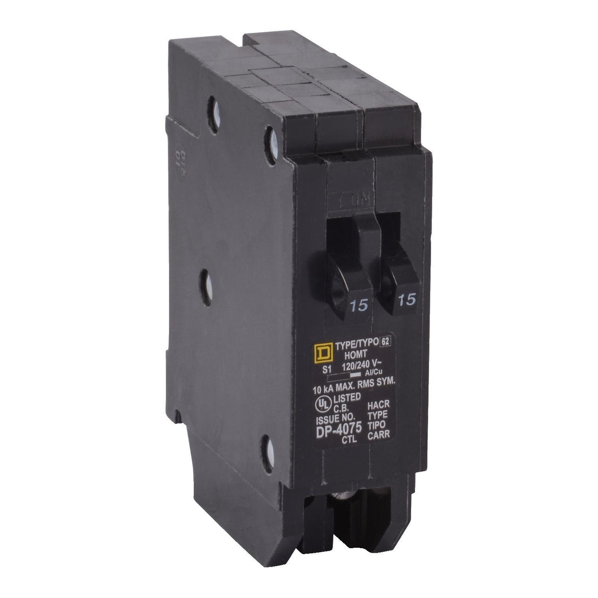 Tandem Miniature Circuit Breaker - Plug-in - 120/240 V AC