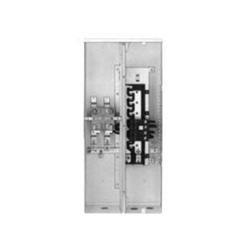 Square D™ HomeLine™ SC816D150C 8-Space 16-Circuit All-In-One Field Installed Rainproof Combination Service Entrance Meter Main, 120/240 V AC, 150 A
