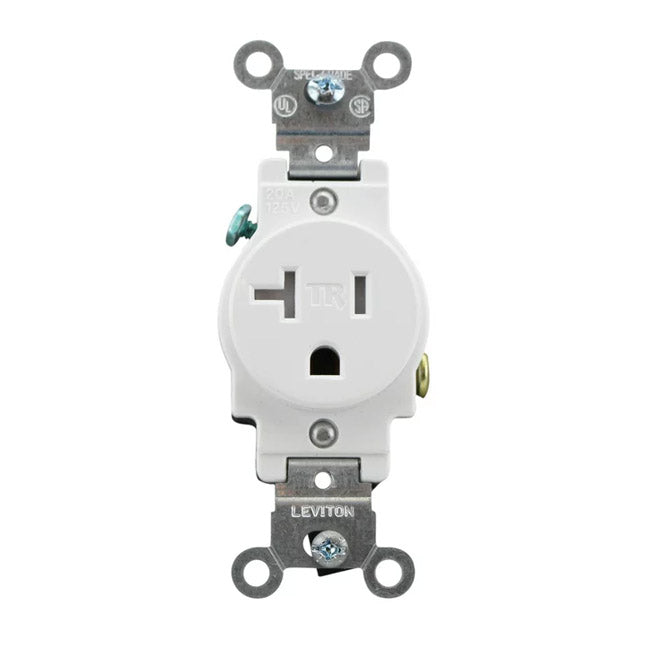 Single Outlet 125v 20A WH