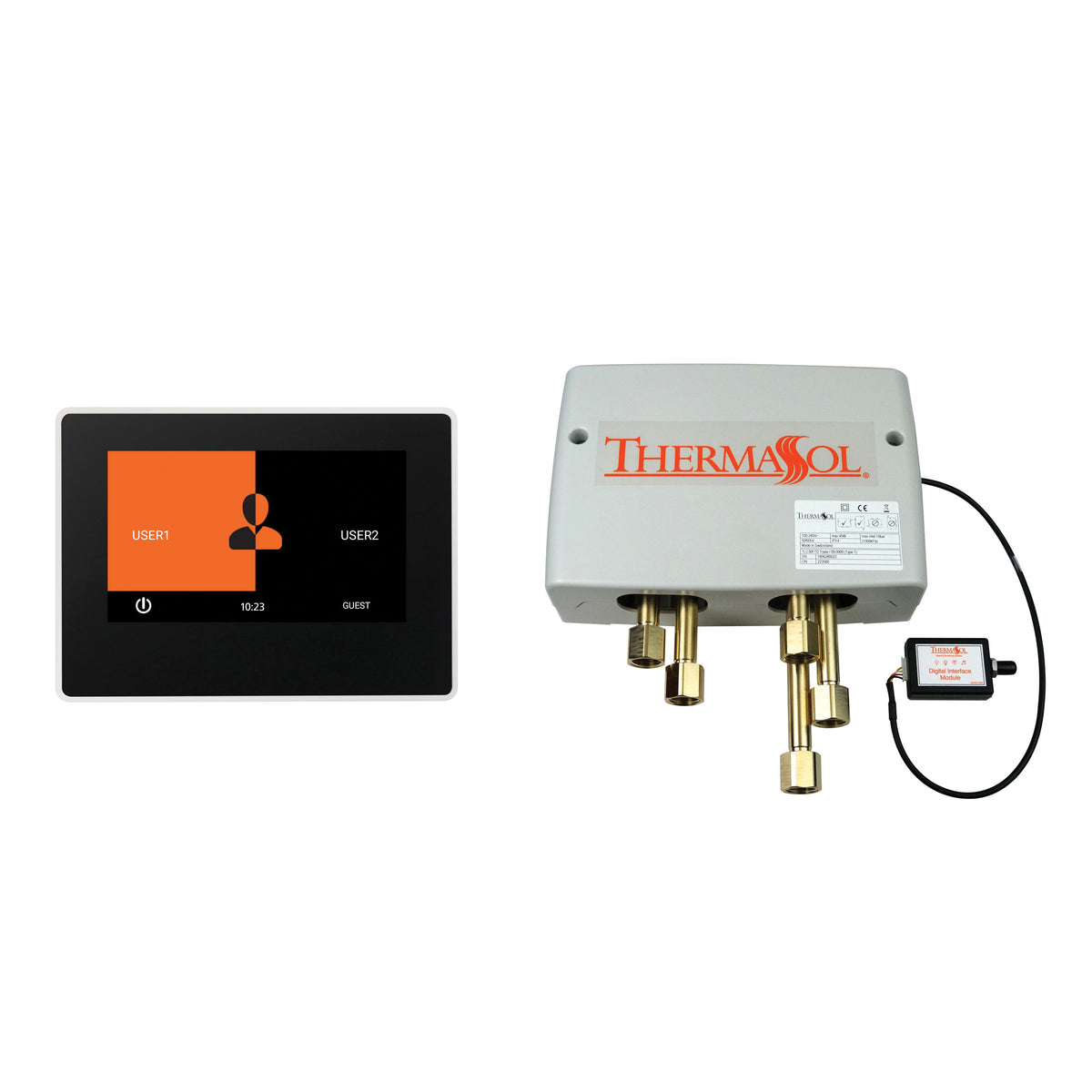 Digital Smart Shower Kit - 7" Display - LCD Display