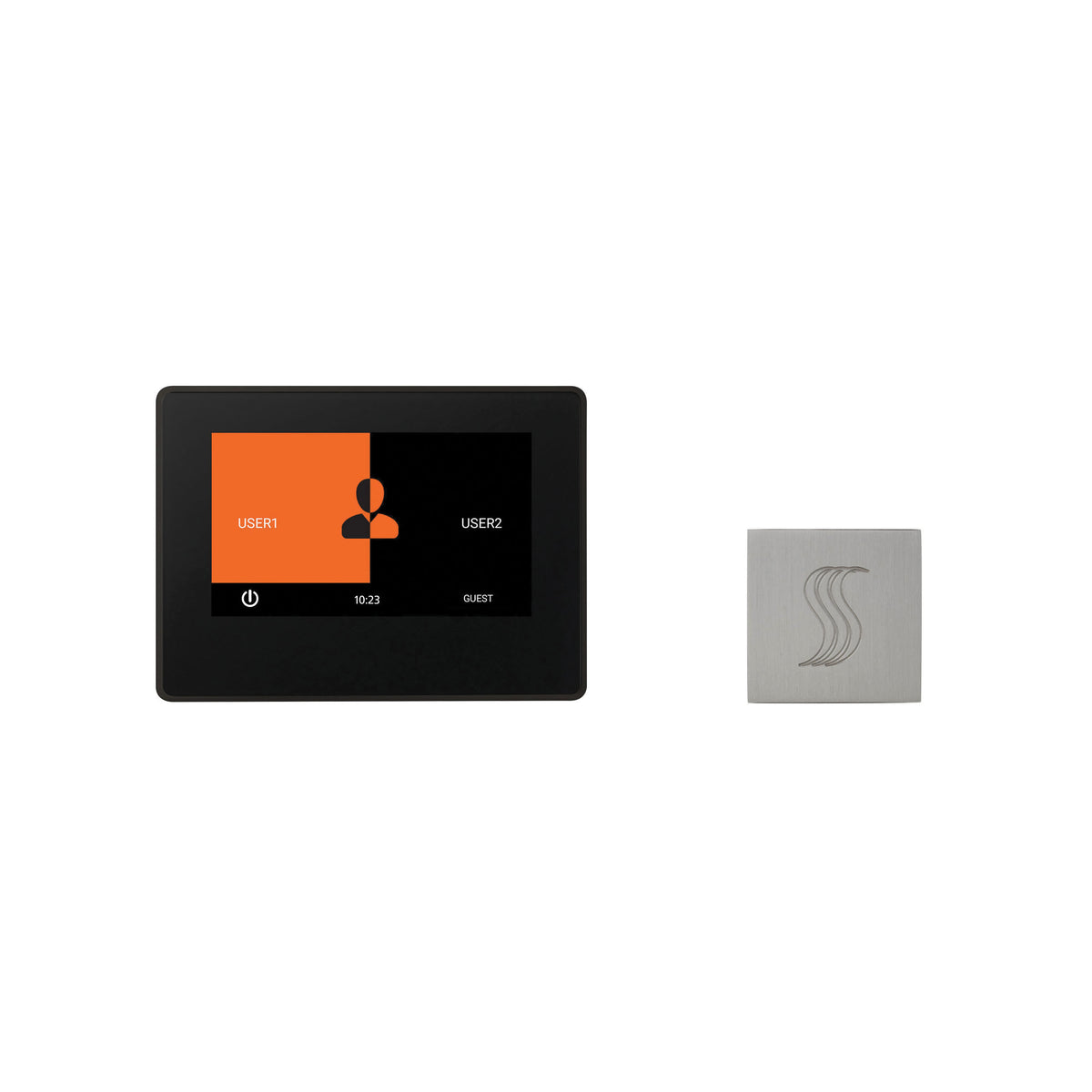 Thermatouch - Modern Steam Shower Kit - Ceiling Mount