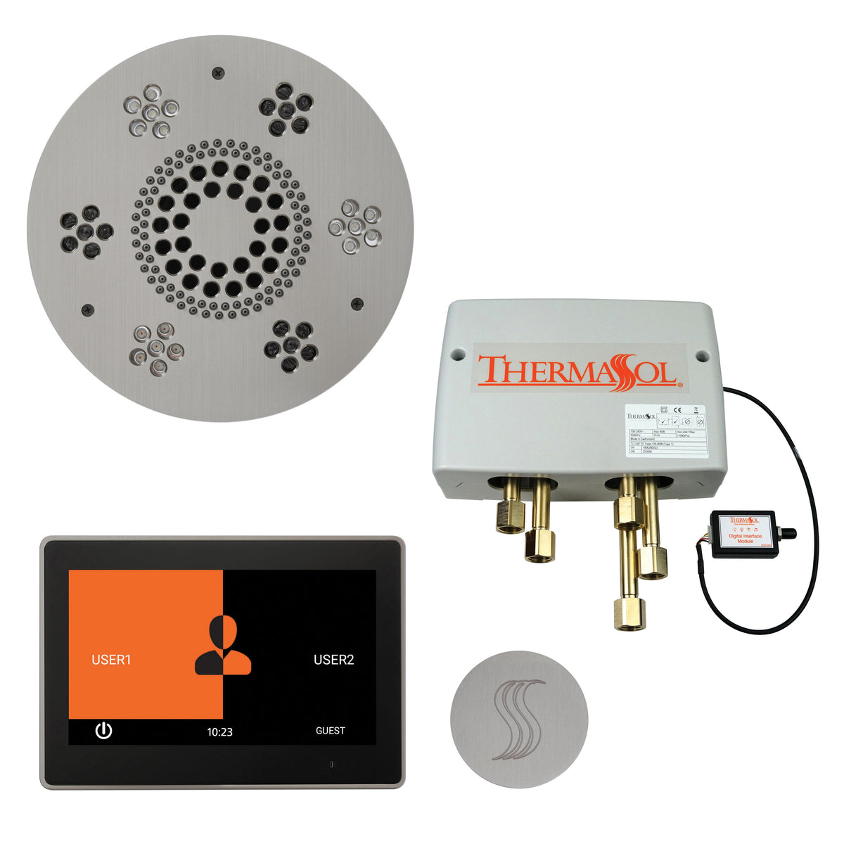 Wellness - Steam Shower Package - Ceiling Mount
