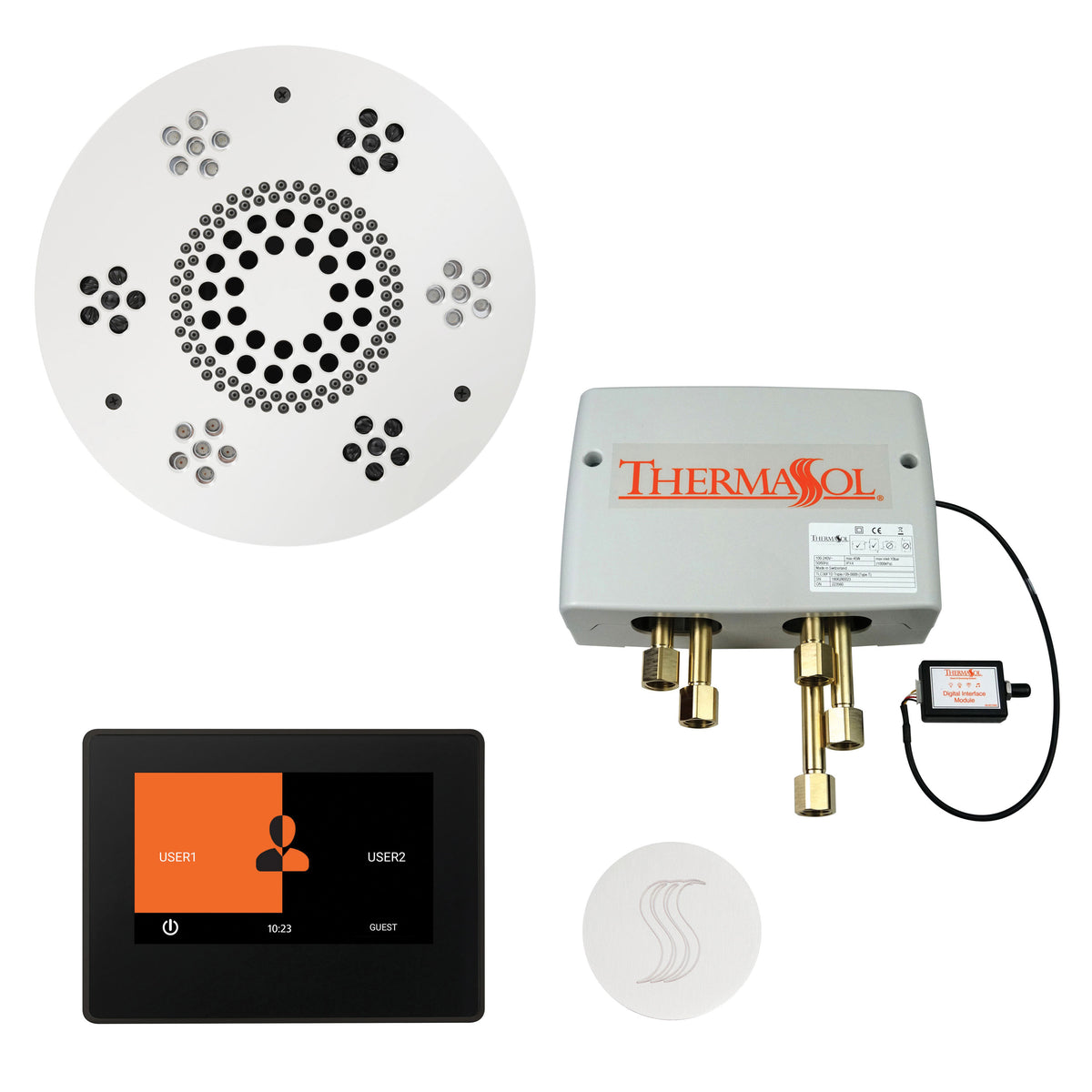 Wellness - Steam Shower Package with Round Trim