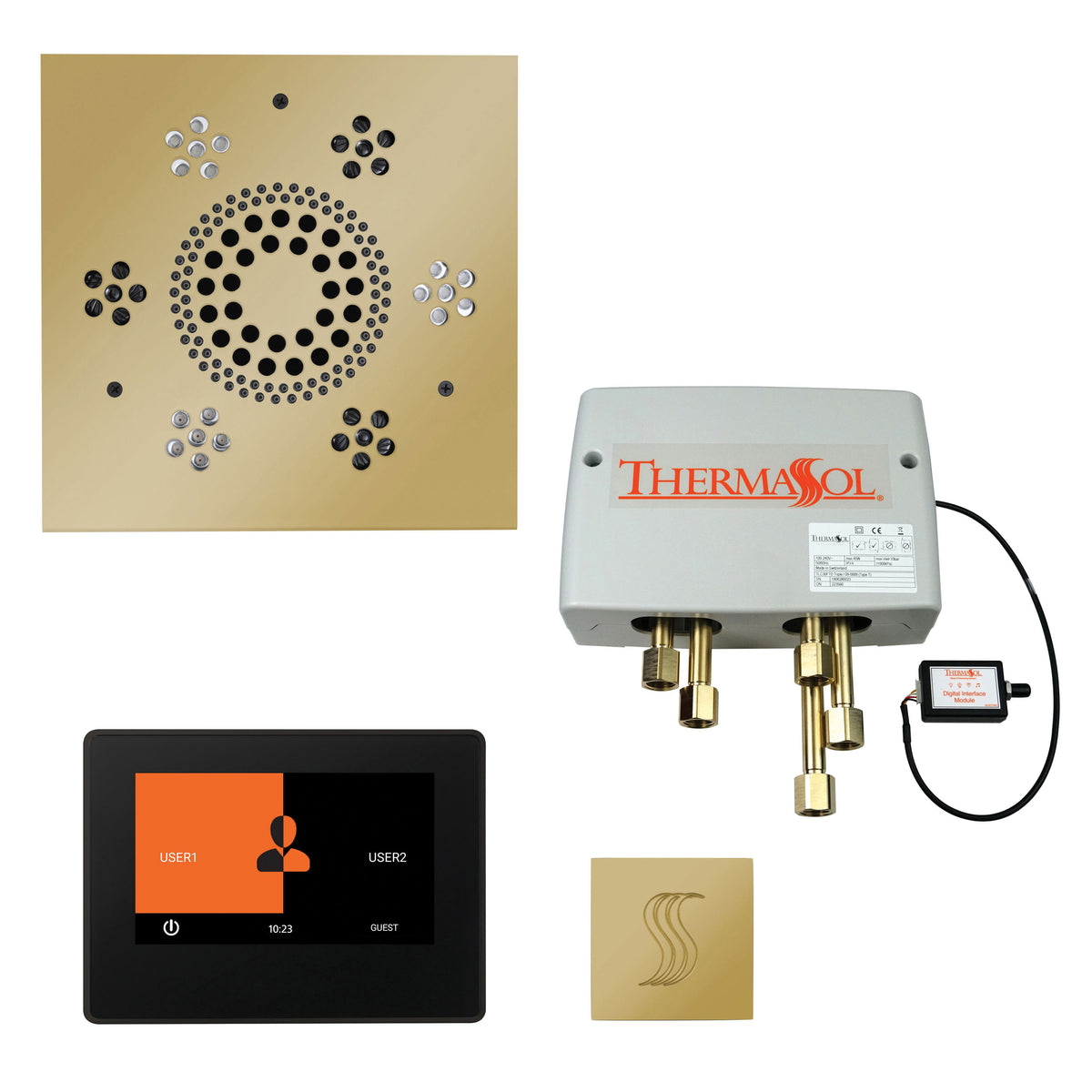 Wellness - Steam Shower Package with Square Trim