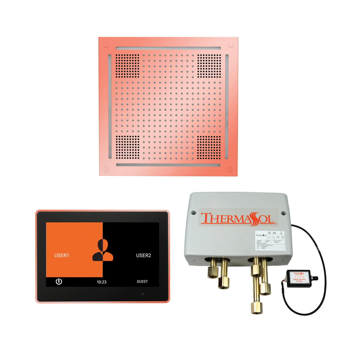 Wellness - Hydrovive Shower Package with Square Trim