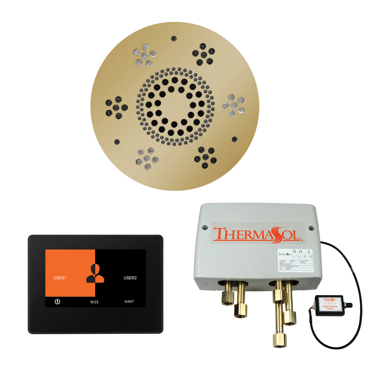 Wellness - Shower Package with Trim - Ceiling Mount - WSP7R