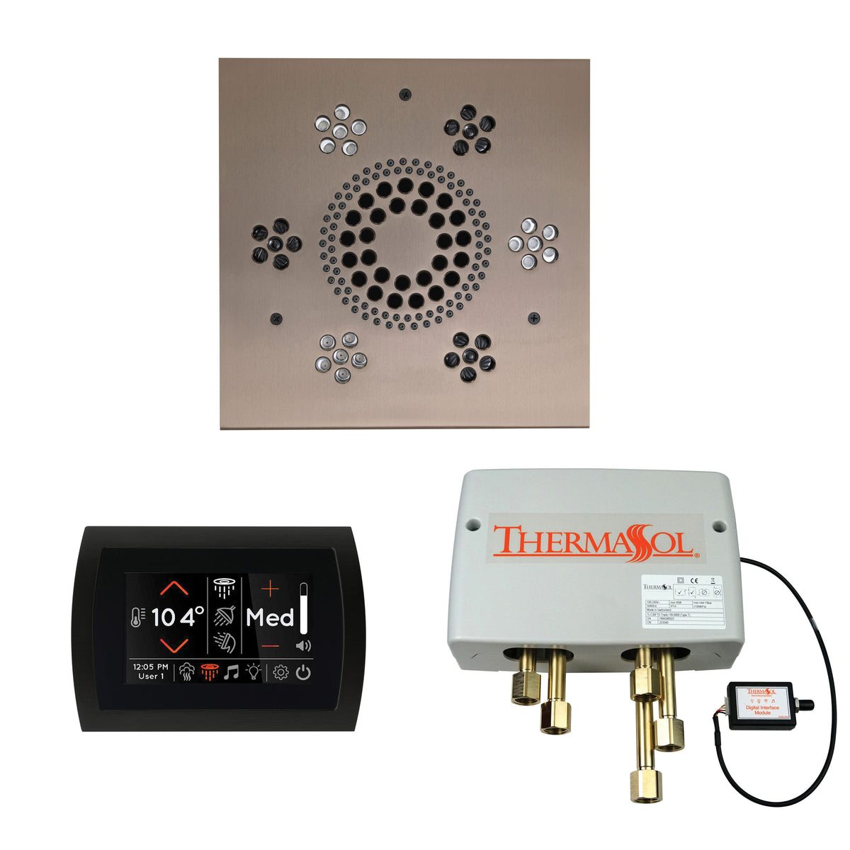 Wellness - Shower Package with Trim - Ceiling Mount