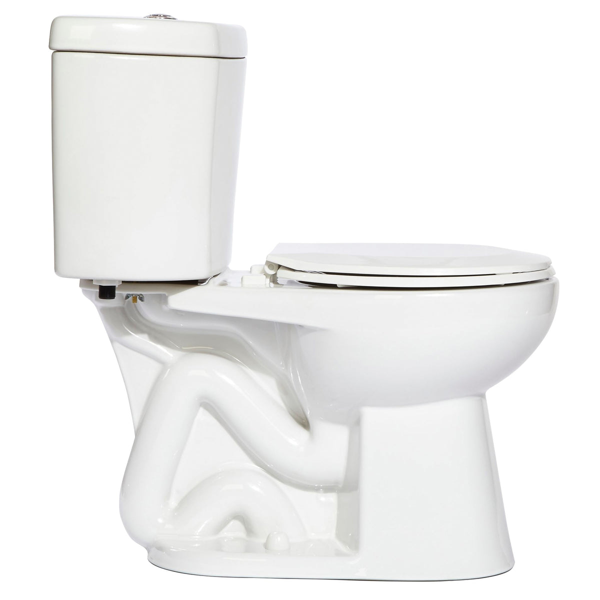 NIAGARA THE ORIGINAL™ N7726RB Toilet Bowl, White, Round Shape, 10 in Rough-In, 16 in H Rim, 2 in Trapway