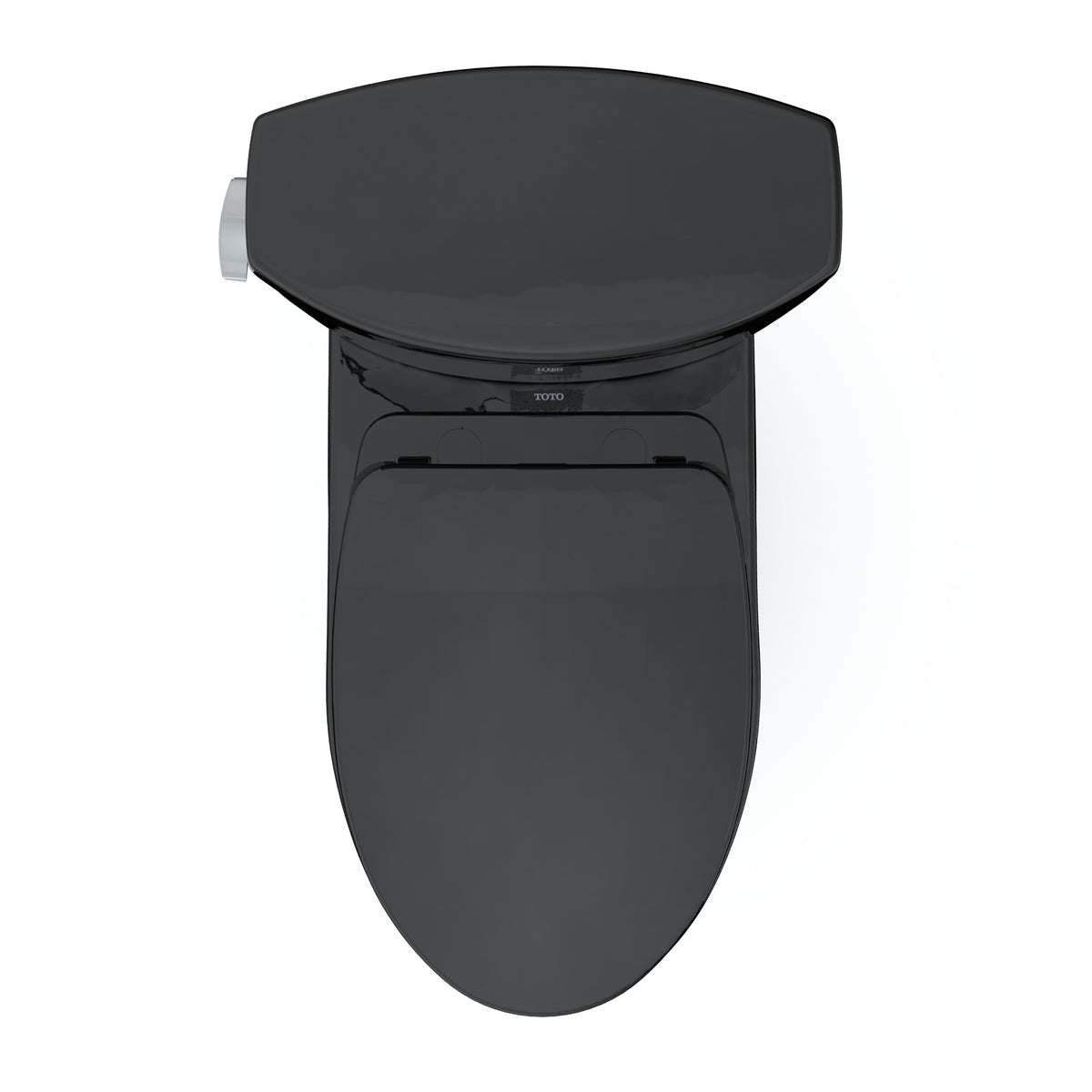 Toto® MS454124CEF#51, Drake® II, Elongated Bowl, 16-1/8 in H Rim, 12 in Rough-In, 1.28 gpf Flush Rate, Ebony, Import