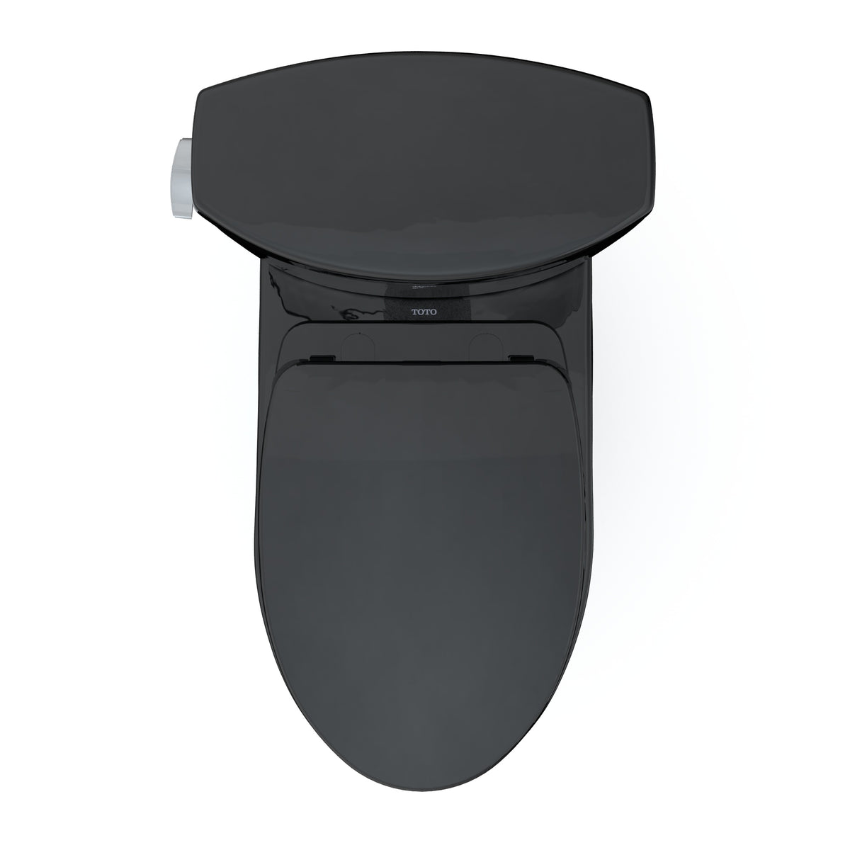 Toto® MS474124CEF#51, Vespin® II, Elongated Bowl, 16-1/8 in H Rim, 12 in Rough-In, 1.28 gpf Flush Rate, Ebony, Import