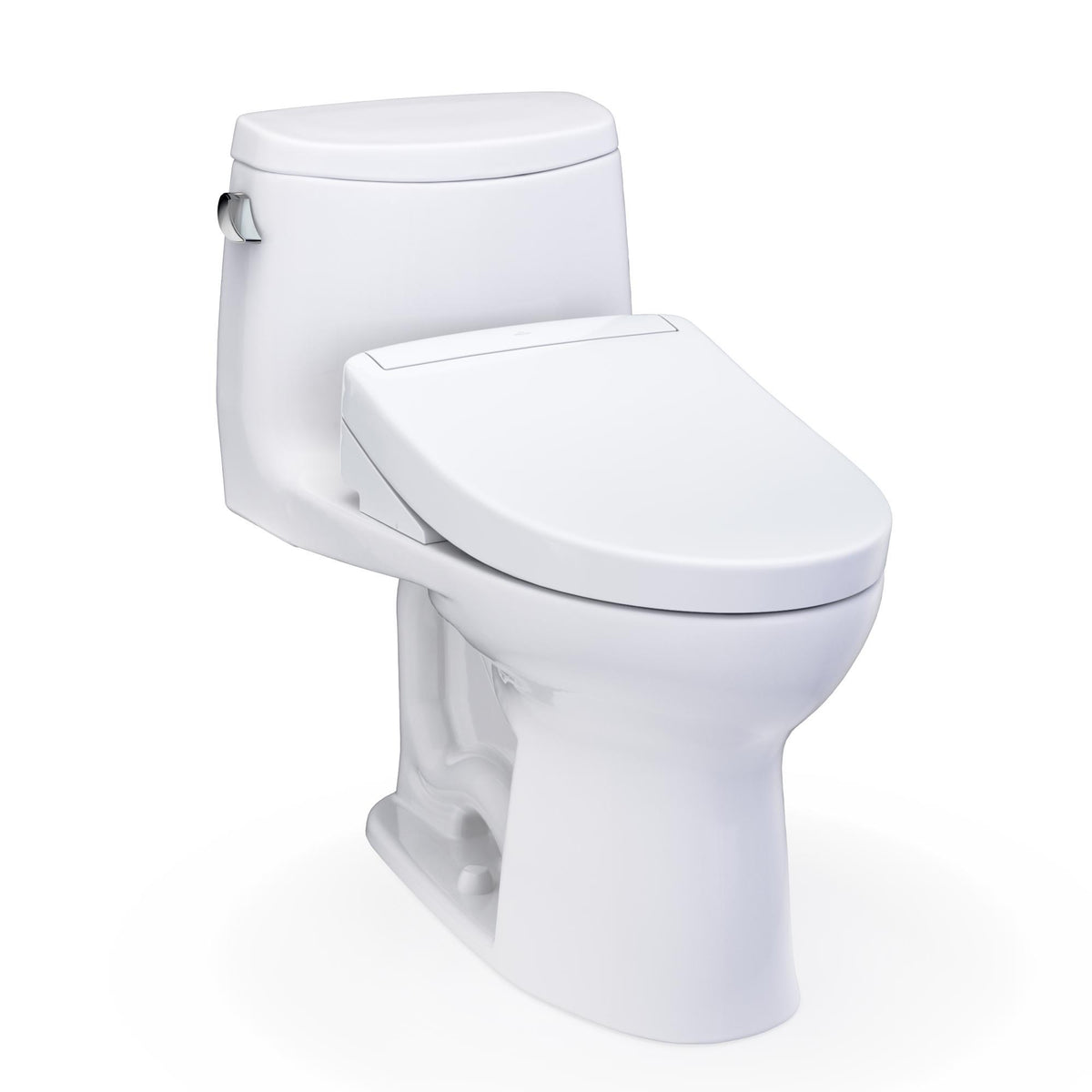 TOTO MW6043446CEFG#01 Toilet, WASHLET+, Elongated Bowl, 16-1/8 in H Rim, 12 in Rough-In, 1.28 gpf, Cotton White, Import